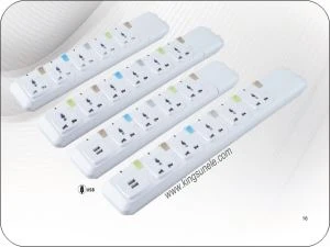 Подовжувач 3-смуговий USB-заряд для домашнього використання